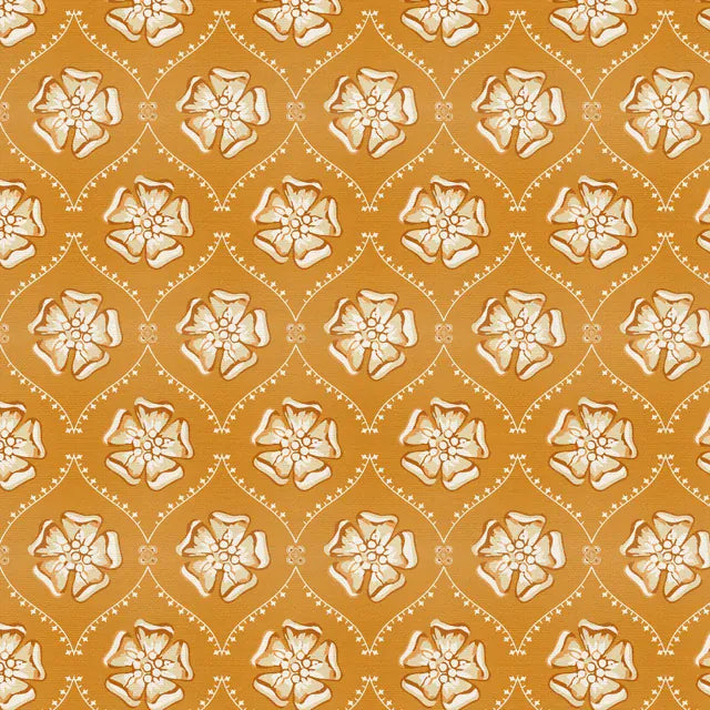Flower Power Gold - Grandma's Wallpaper PSF120-26782