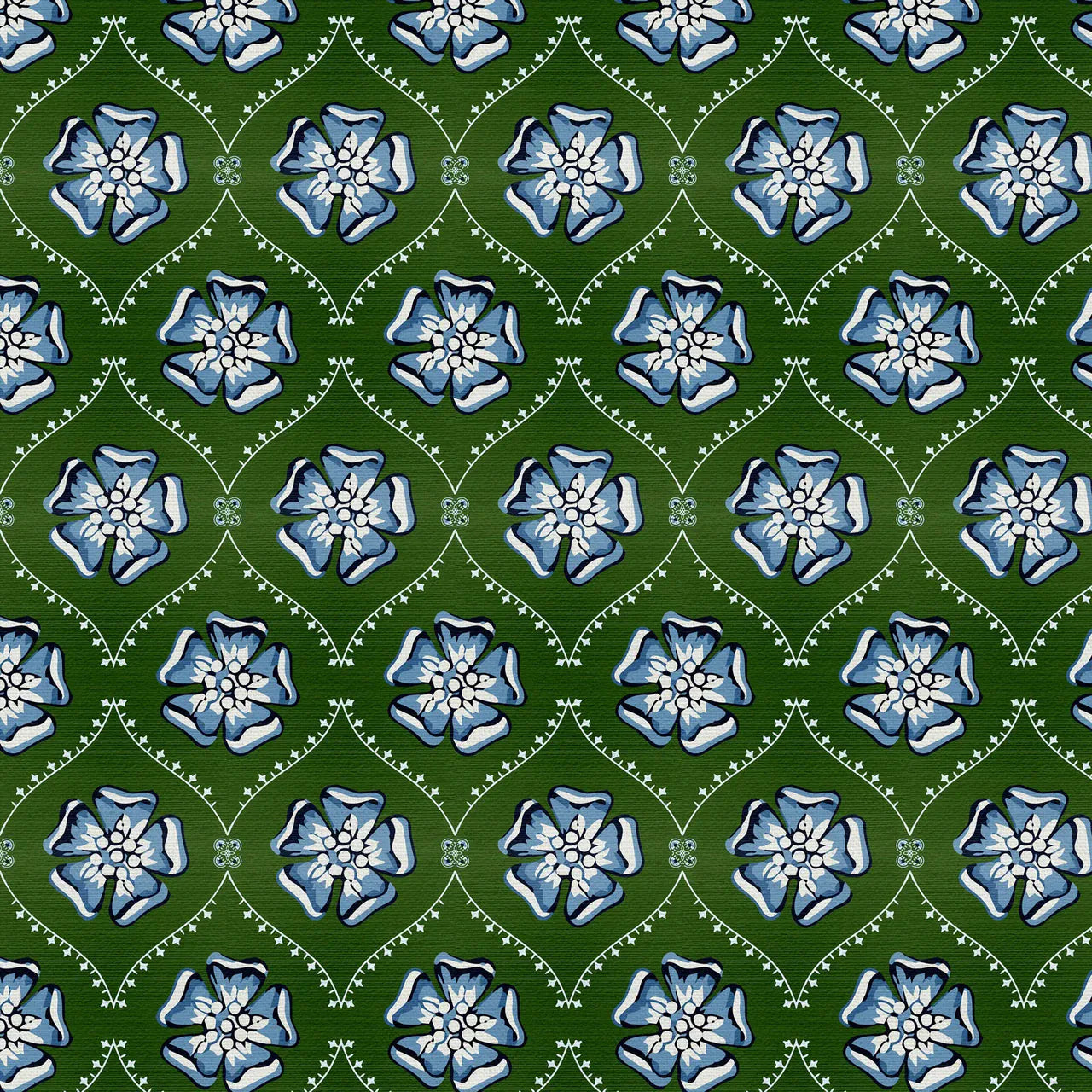 Flower Power Green - Grandma's Wallpaper PSF120-26784