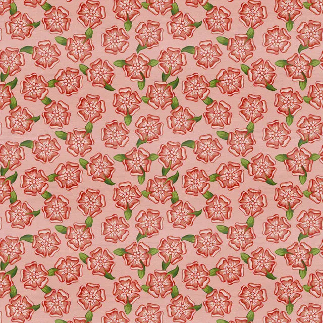 Flower Toss Pink - Grandma's Wallpaper PSF120-26787