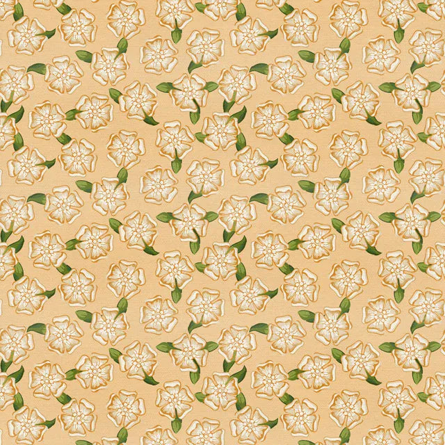 Flower Toss Yellow - Grandma's Wallpaper PSF120-26788