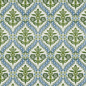 Folk Damask Green - Grandma's Wallpaper PSF120-26777