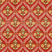 Folk Damask Red - Grandma's Wallpaper PSF120-26776