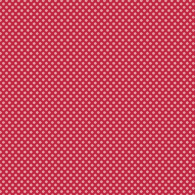 All Our Hearts - Micro Floral Red MAS10518-R