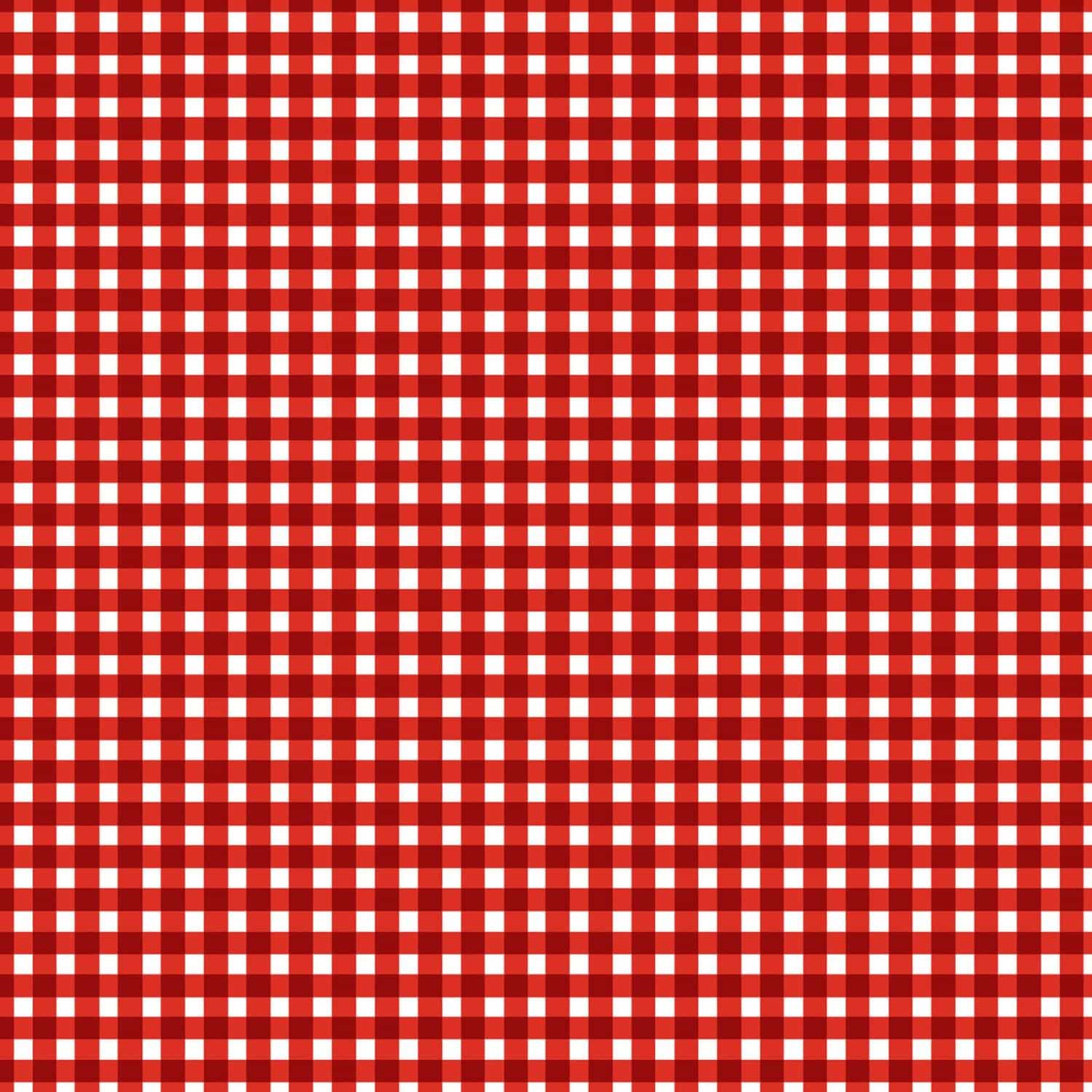 Beautiful Basics - Classic Check Crimson Red MAS610-R5