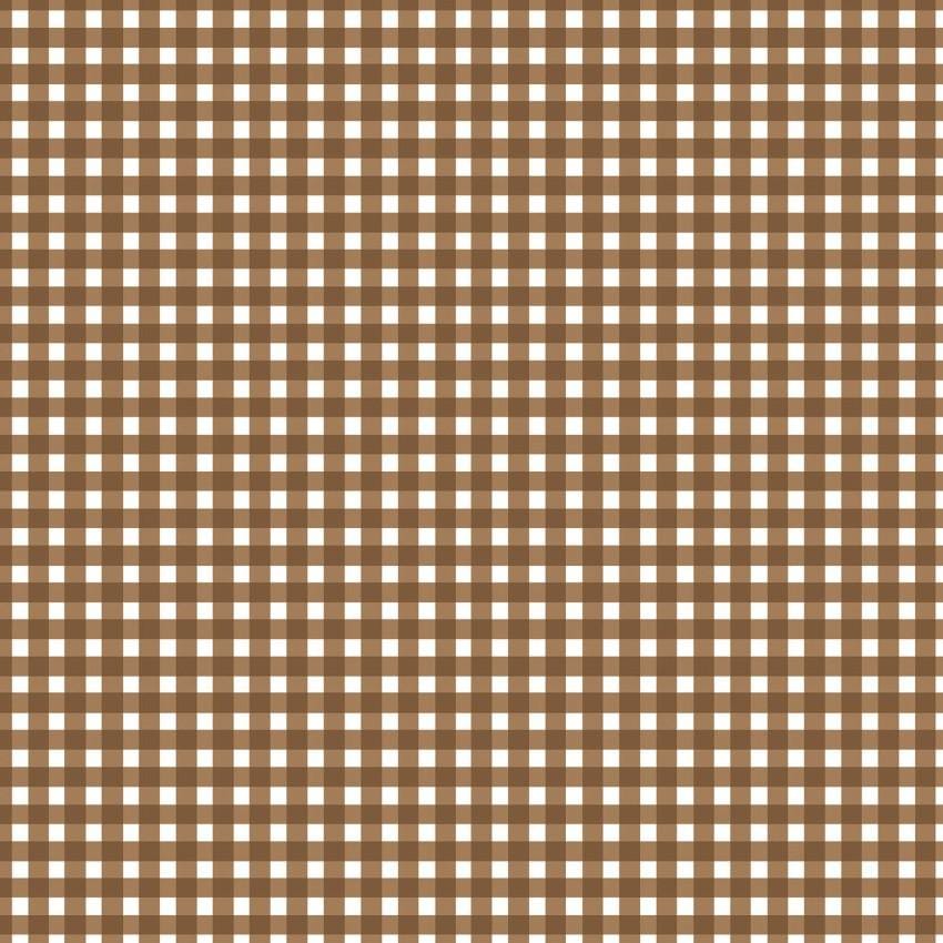 Beautiful Basics - Classic Check Saddle Brown MAS610-A2