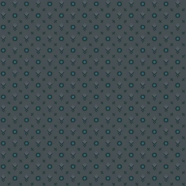 Foulard Dark Gray - Midnight Bloom MAS11268-K