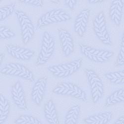 French Quarter - Dot Leaves Light Blue MAS10604-B2