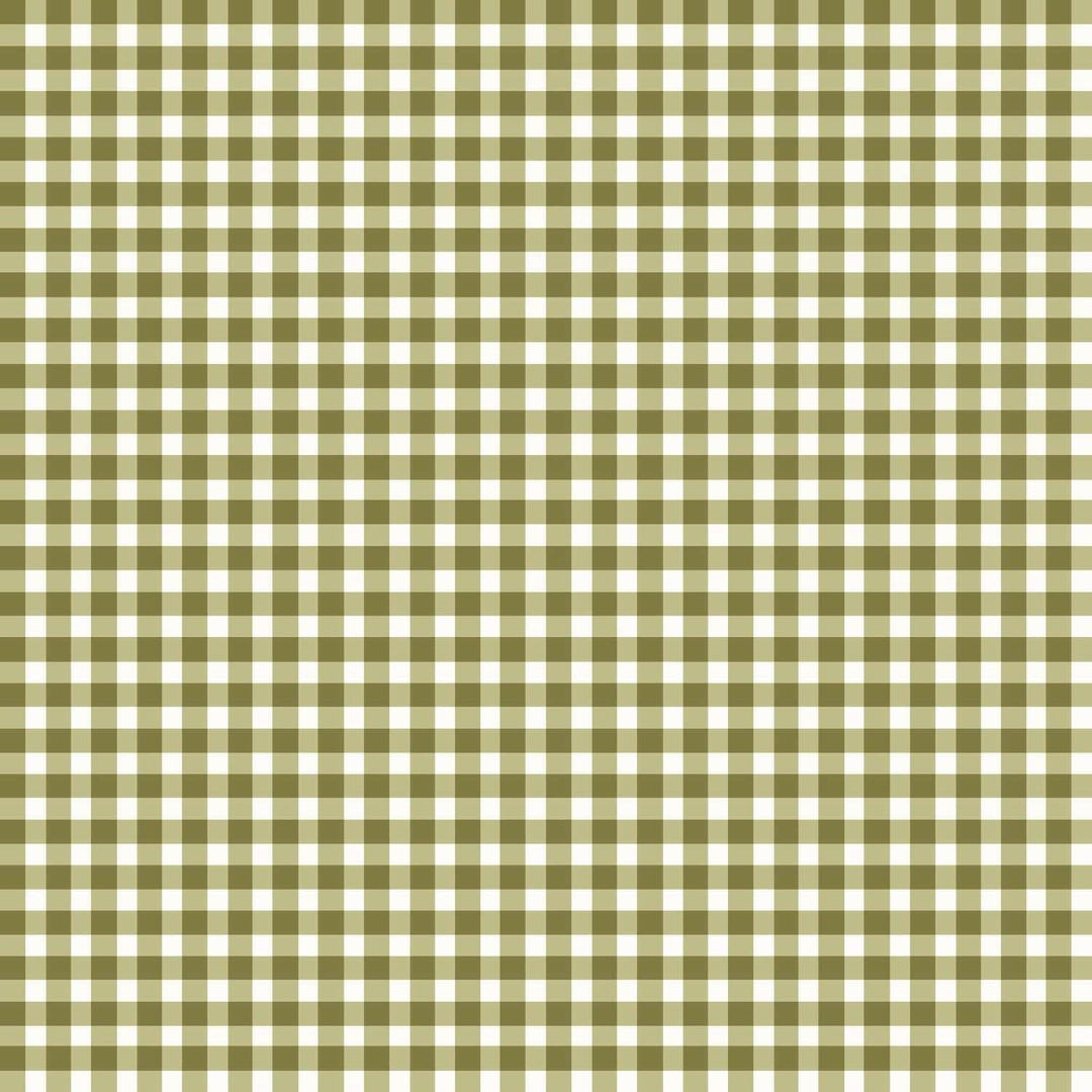 Harvest Rose Flannel - Gingham Green MASF10635-G