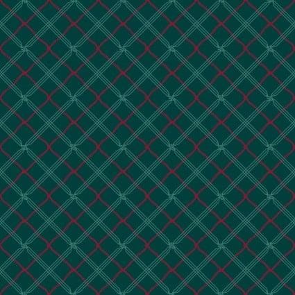 Holiday Stitches - Plaid Green MAS11175-G