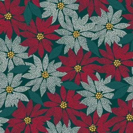 Holiday Stitches  - Poinsettia MASQB11178-RG