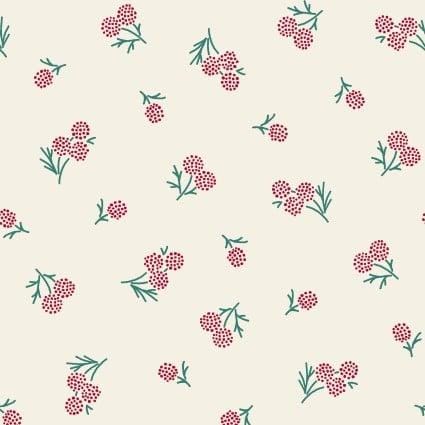 Holiday Stitches - Stitched Berries Cream MAS11174-E
