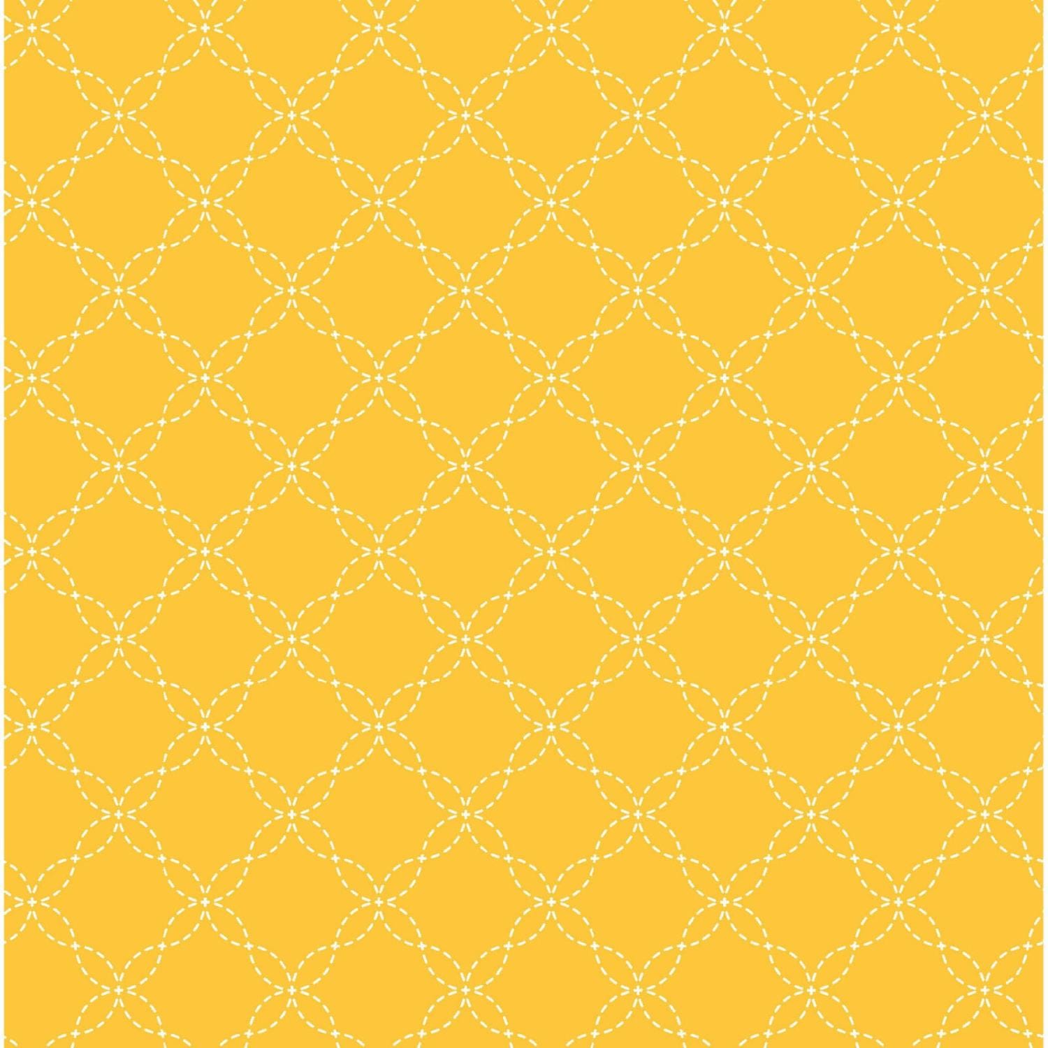 Kimberbell Basics - Lattice Yellow MAS8209-S