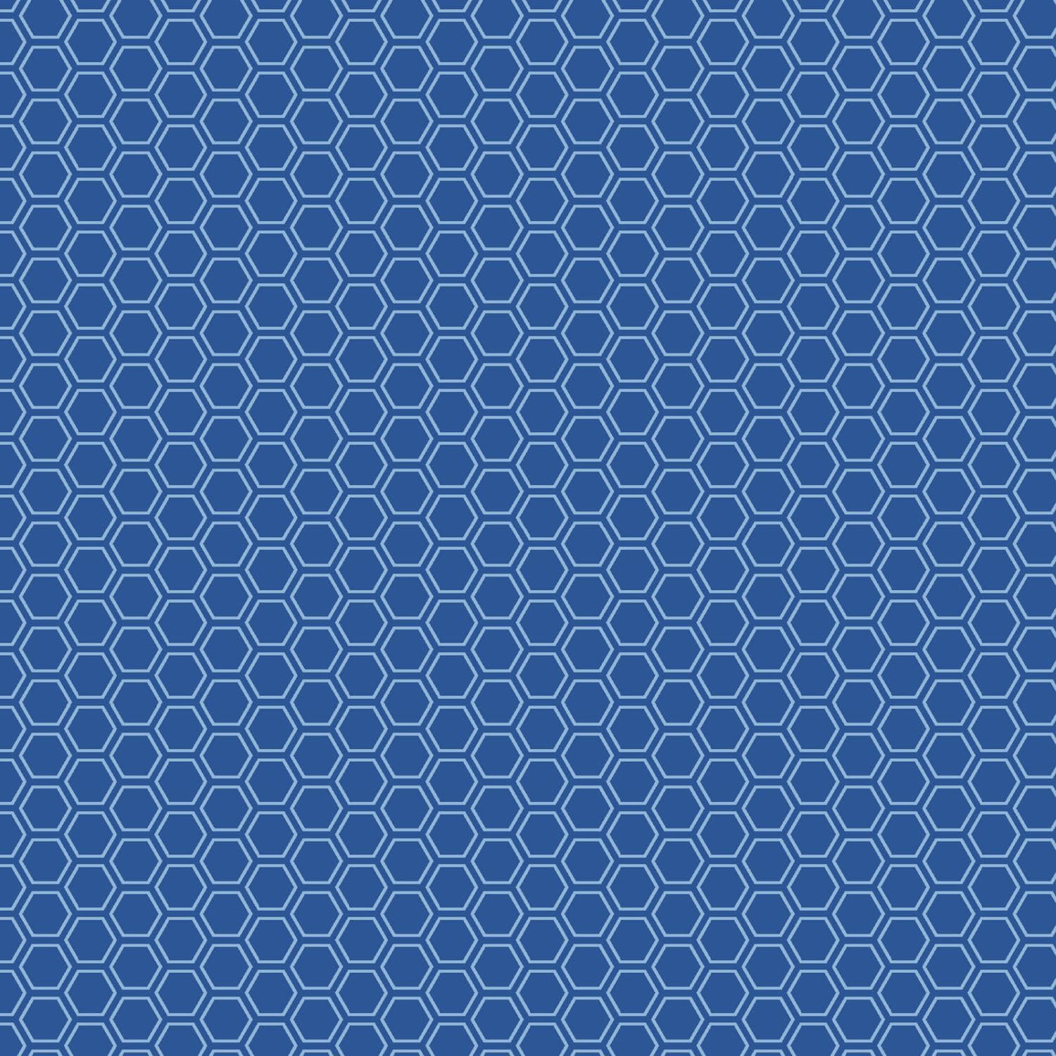 Kimberbell Basics Refreshed - Honeycomb Blue MAS8256-B