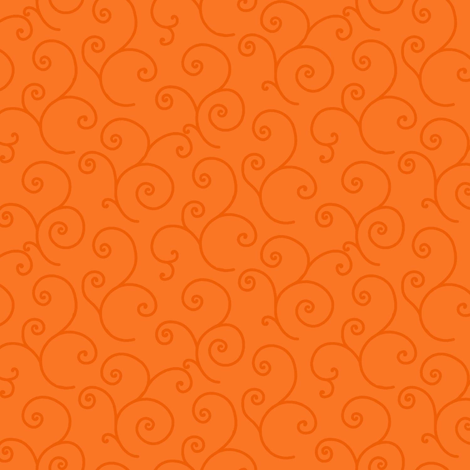Kimberbell Basics Refreshed - Scroll Orange MAS8243-O2