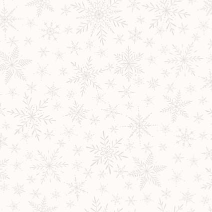 Solitaire Refreshed - Delicate Snowflakes Soft White MAS310-SW