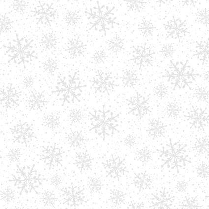 Solitaire Refreshed - Snowflakes Ultra White MAS16007-UW