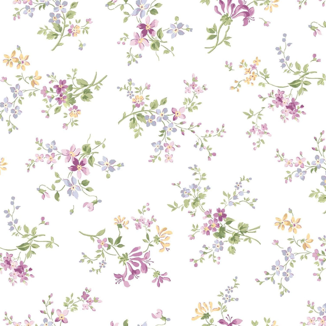 Sugar Lilac - Mini Floral White MAS10623-W