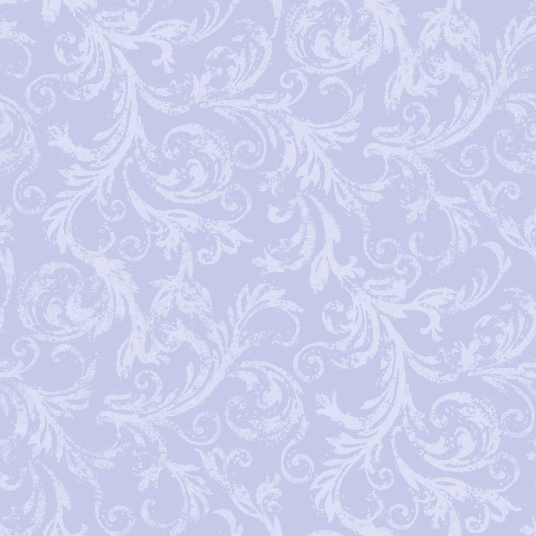 Sugar Lilac - Scroll Blue MAS10624-B
