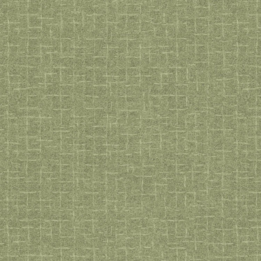 Woolies Flannel - Crosshatch Light Green MASF18510-G2