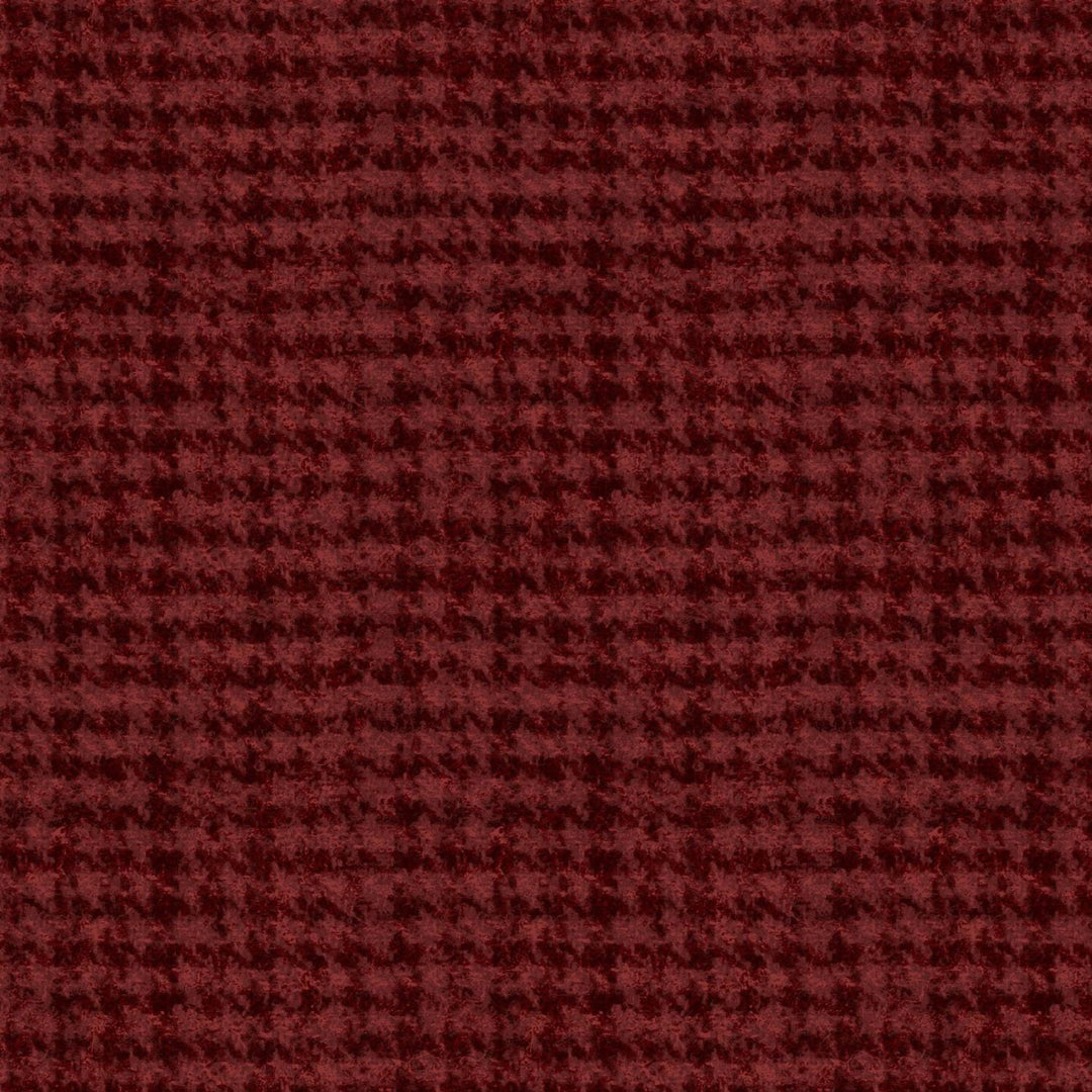 Woolies Flannel - Houndstooth Dark Red MASF18503-RJ