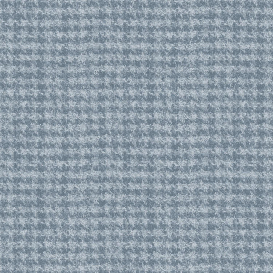 Woolies Flannel - Houndstooth Light Blue MASF18503-B