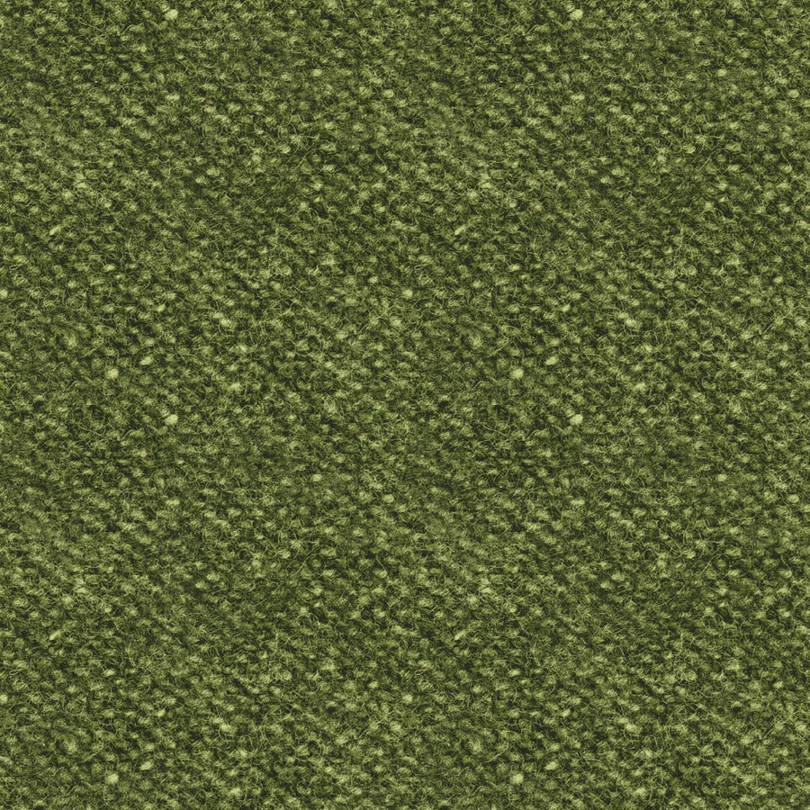 Woolies Flannel - Nubby Tweed Green MASF18507-G