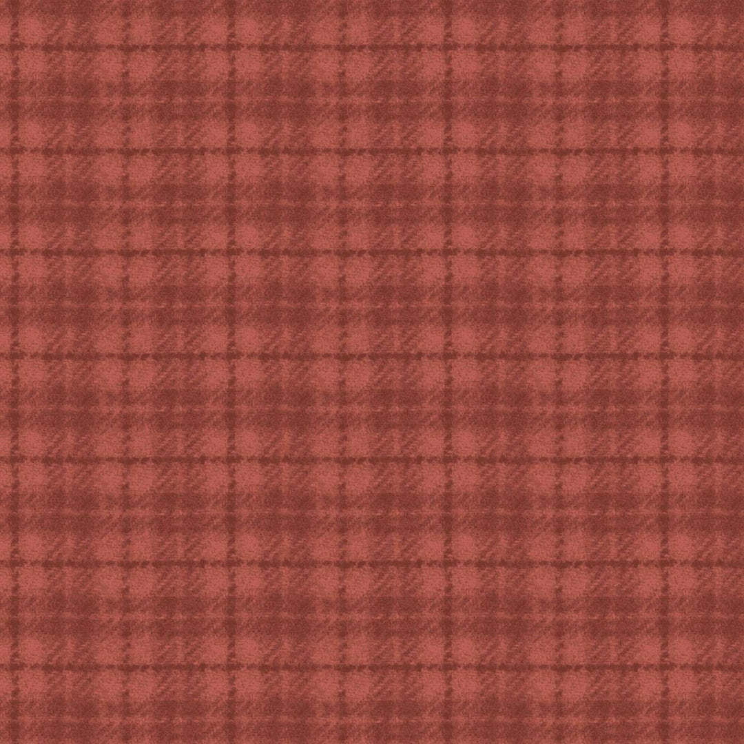 Woolies Flannel - Plaid Red Orange MASF18502-RO2