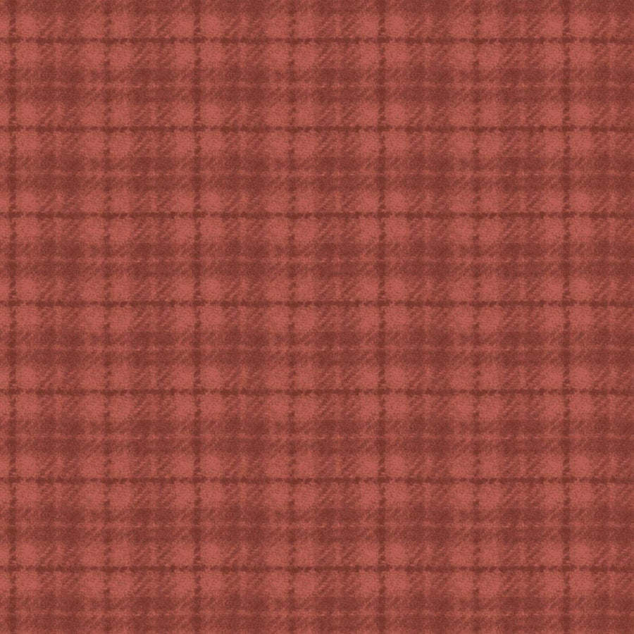 Woolies Flannel - Plaid Red Orange MASF18502-RO2