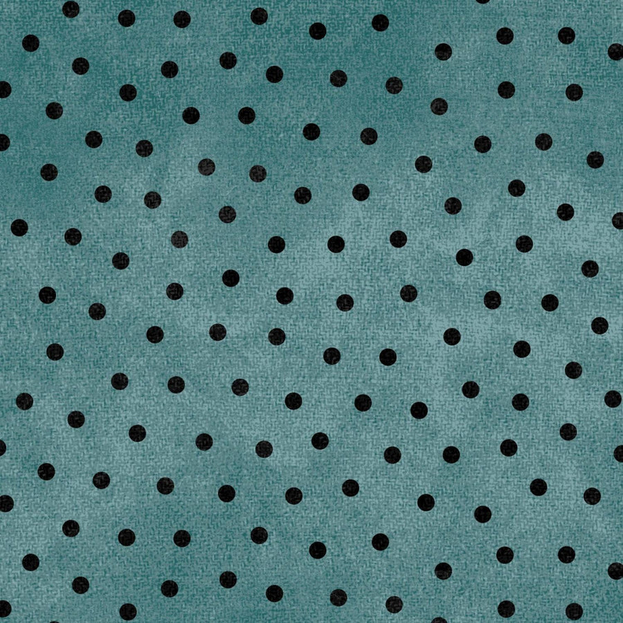 Woolies Flannel - Polka Dots Teal MASF18506-BG