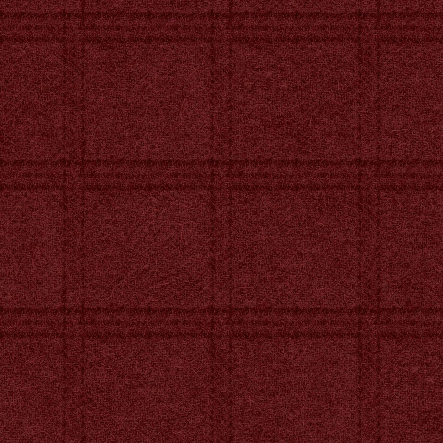Woolies Flannel - Tartan Grid Deep Red MASF18511-R