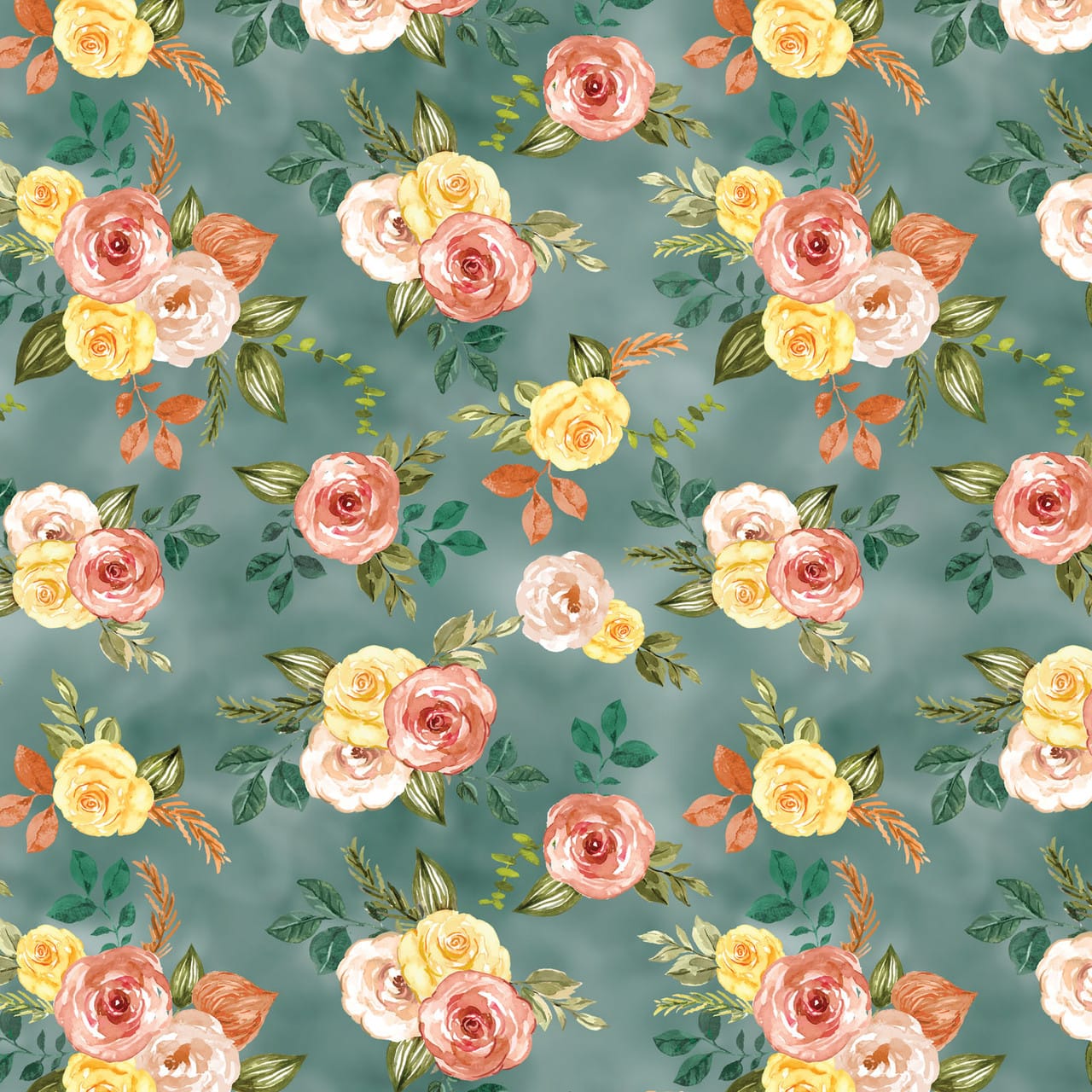 Floral Green - Gone country BEN14805-84