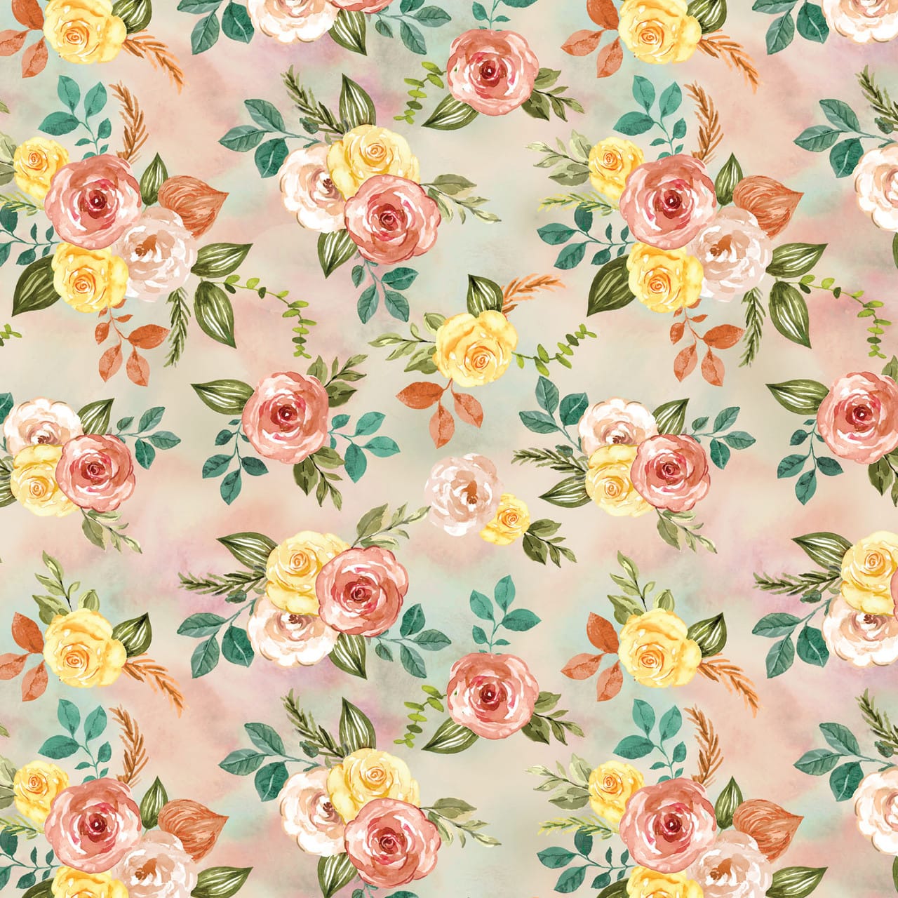 Floral Multi - Gone country BEN14805-99