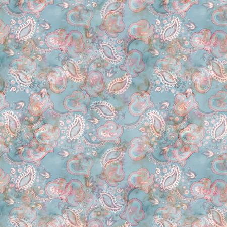 Paisley Twilight Blue - Gone country BEN14804-53