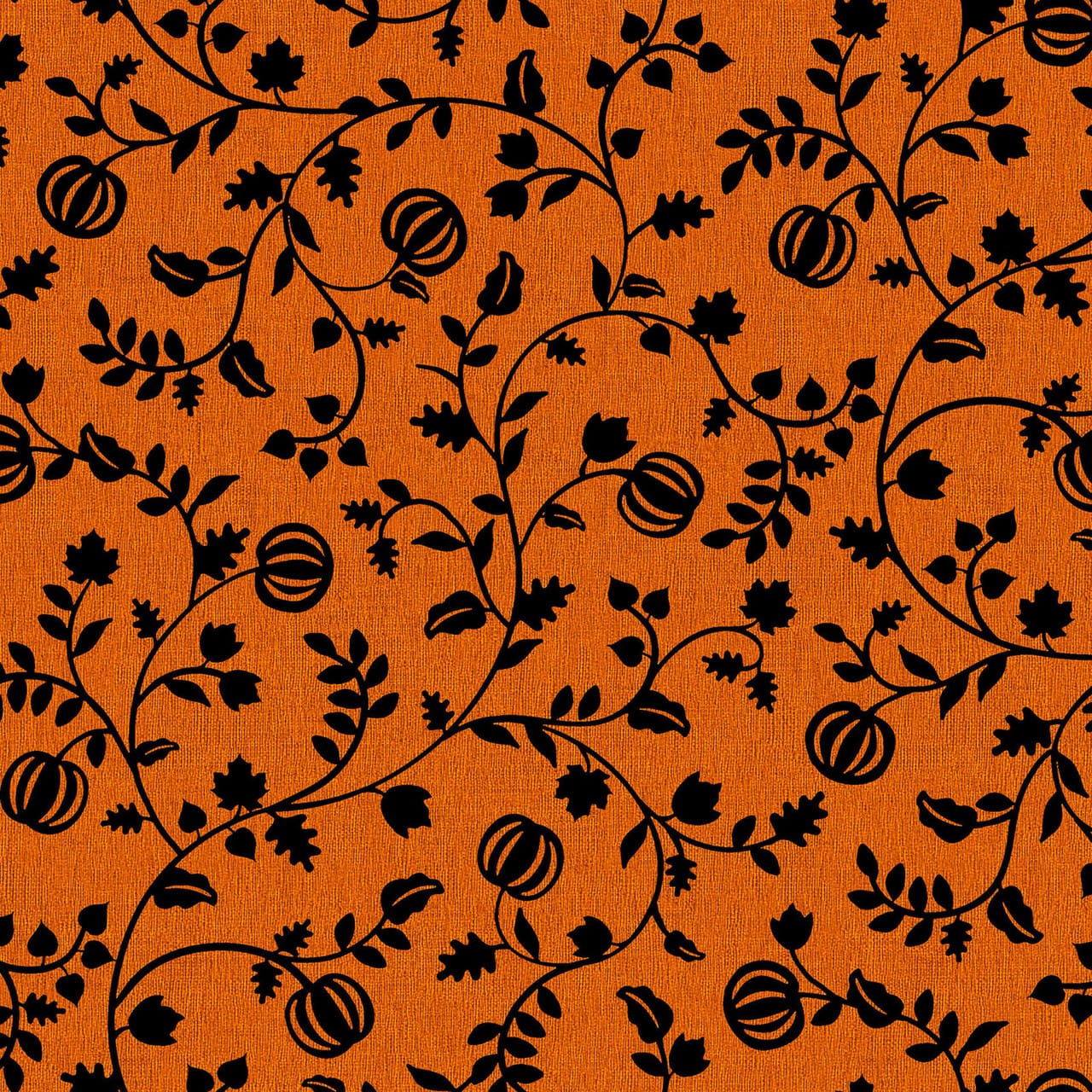 Pumpkin Vine Black - Pumpkin Grove MAS11184-JO