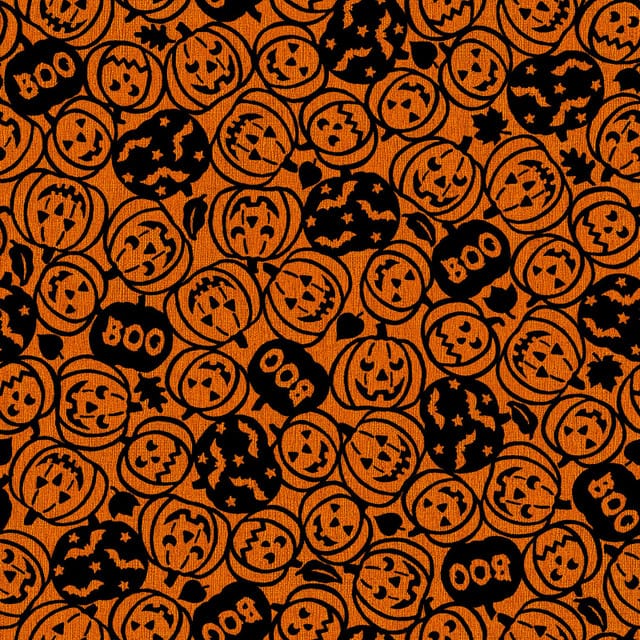 Spooky Pumpkins Black - Pumpkin Grove MAS11182-OJ