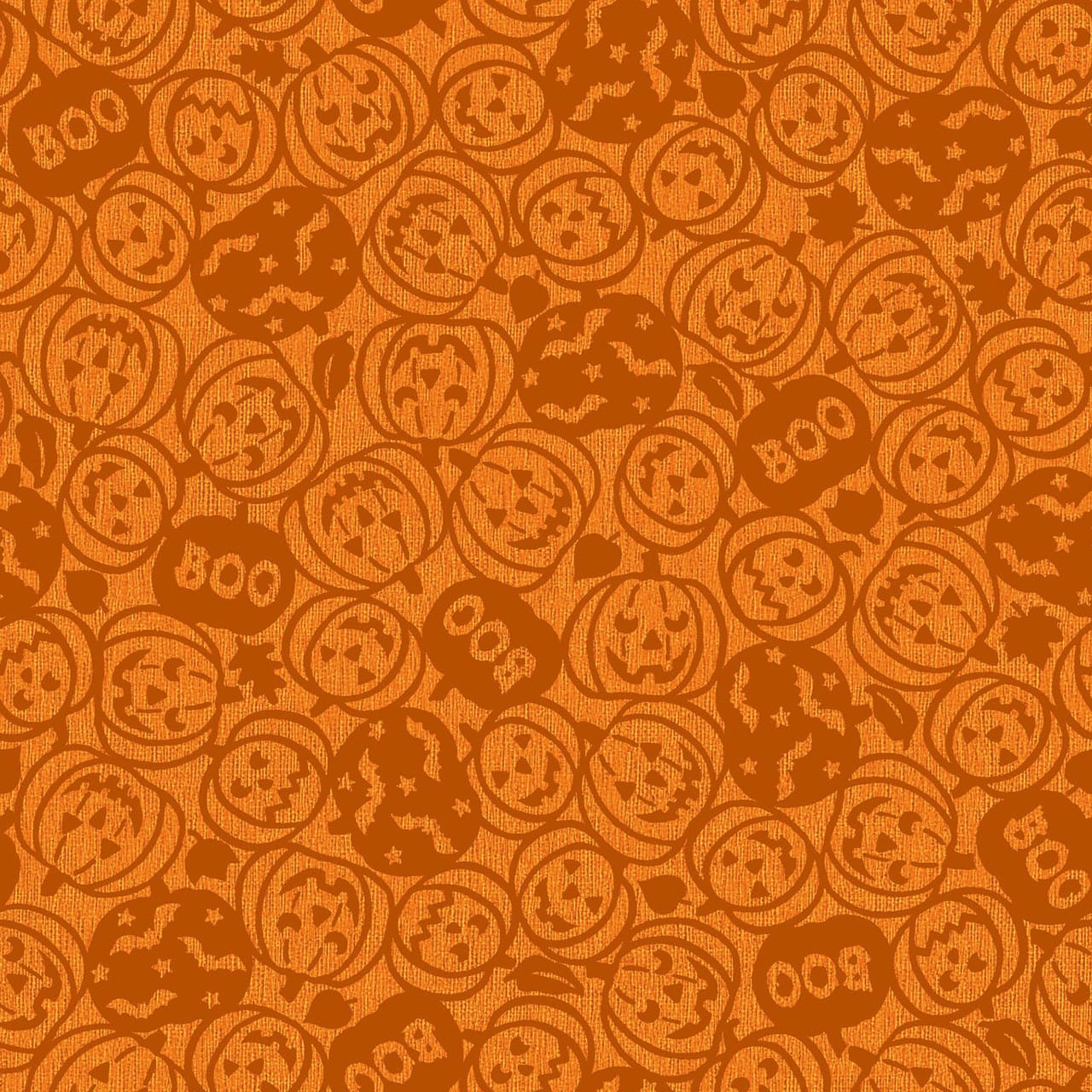 Spooky Pumpkins Orange - Pumpkin Grove MAS11182-O