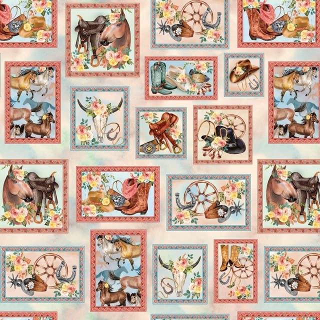 Western Boxes Multi - Gone country BEN14797-99