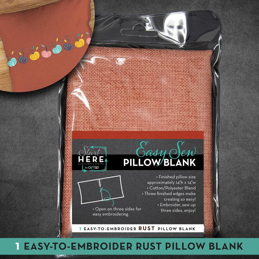 OESD - Easy Sew Pillow Blank Rust OESD80439