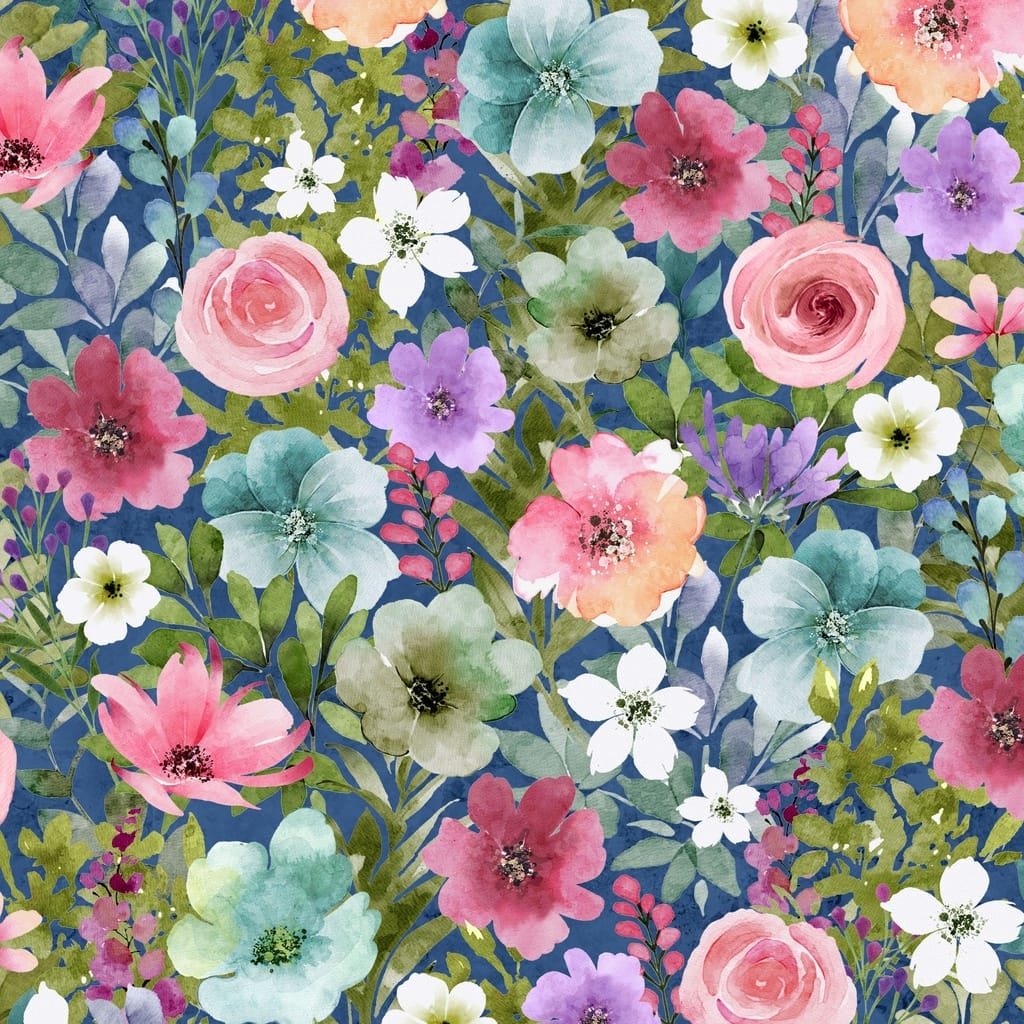 Packed Floral Multi - Petal Whispers