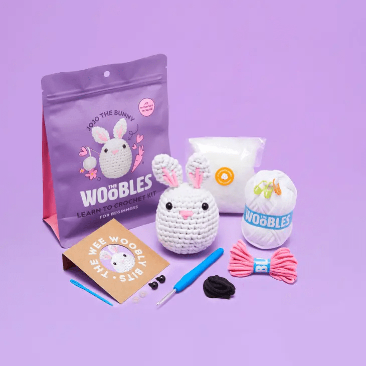 The Woobles crochet kit is great for beginners who need a hobby