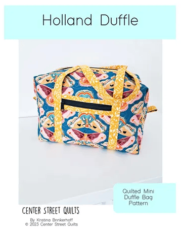 Holland Duffle Bag Pattern HLDDFLBAG-PAT