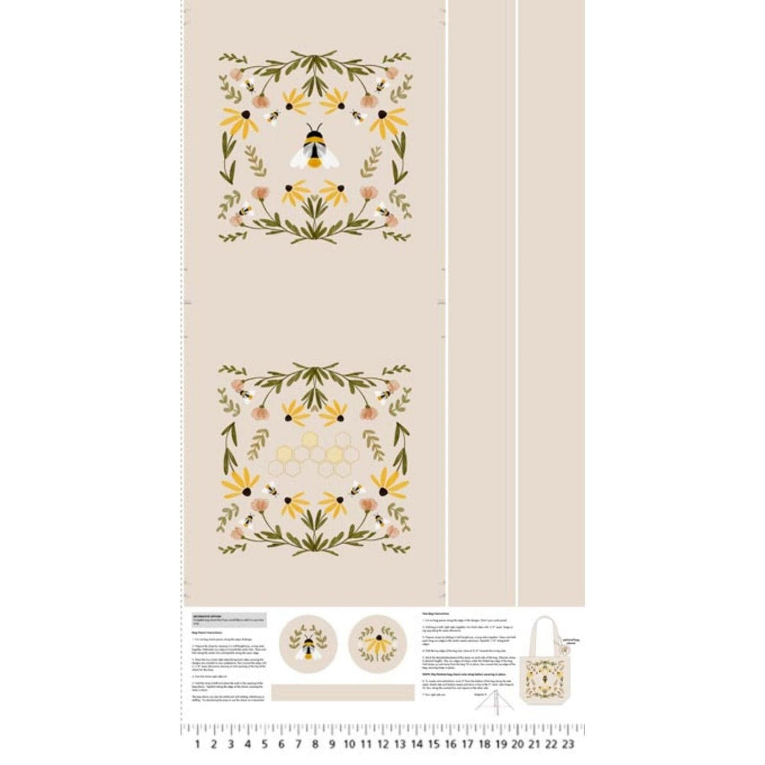 Humblebee - Bee Cream Canvas Panel C91130-11