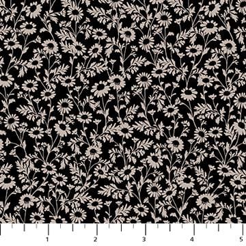 Humblebee - Scattered Black Floral RC91123-99