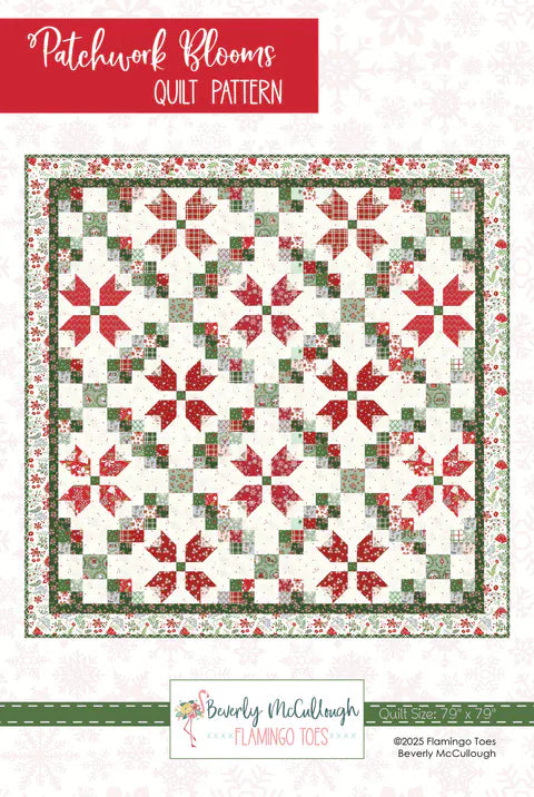 Patchwork Blooms Quilt Pattern PTCWORKBLM-PAT