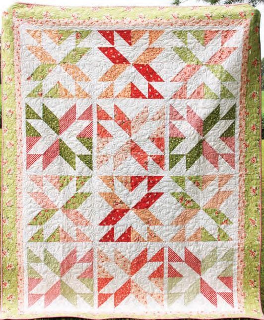 Precut! Stacking Stars Quilt Kit - 65" x 82" STCKNGSTRS-CQK