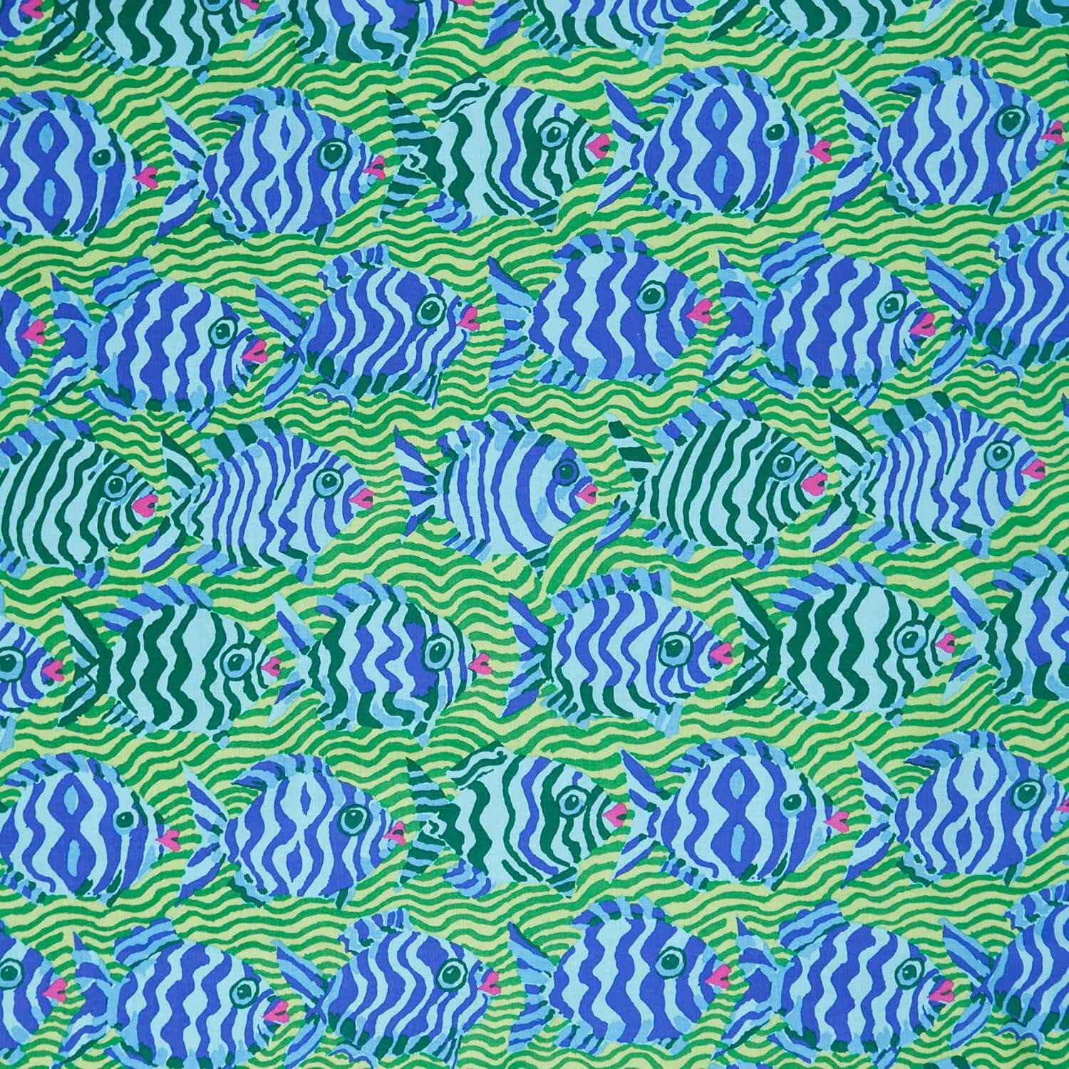 August 2025 Cotton Fabric - Minnows Lime (FreeSpirit) PWBM100.LIME