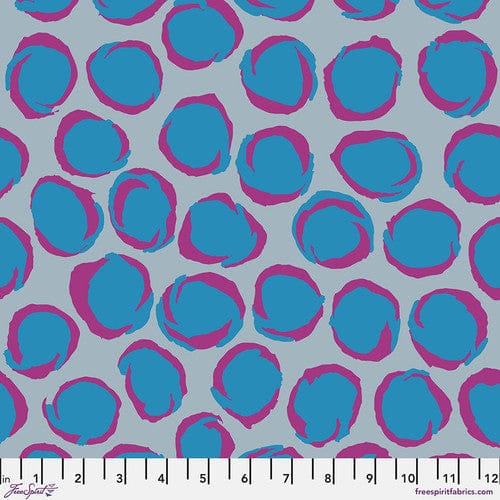 August 2025 Cotton Fabric - Twist Grey (FreeSpirit) PWBM102.GREY