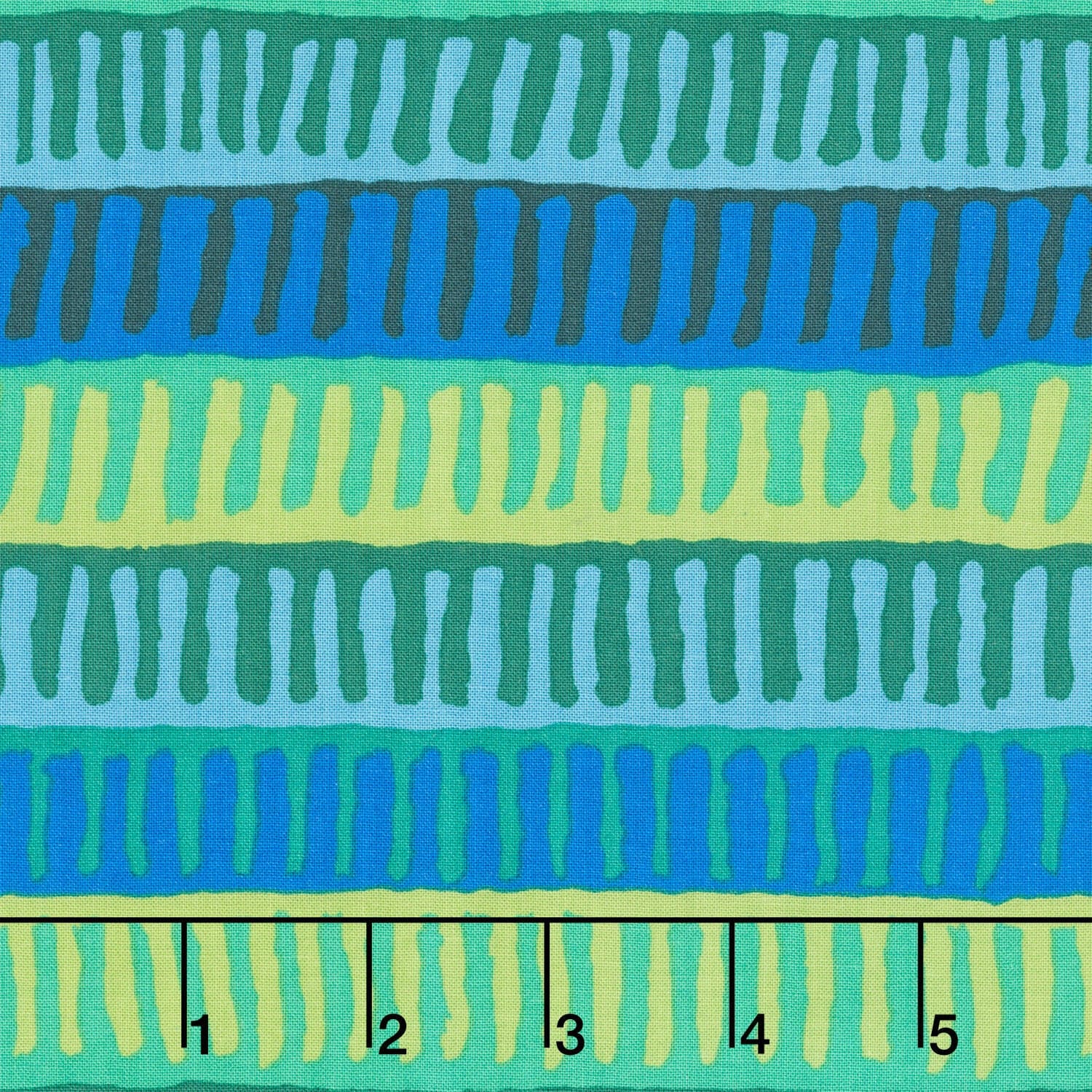 August 2025 Cotton Fabric - Zipper Stripe Green (FreeSpirit) PWBM103.GREEN