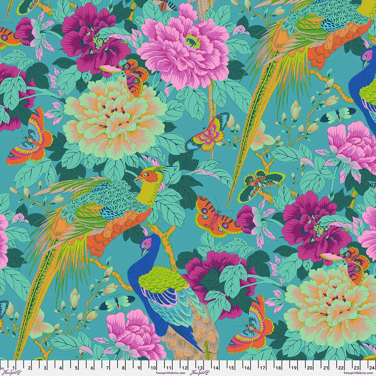 Birds and Bees Blue - Kaffe Fassett Collective August 2026 PWPJ142.BLUE