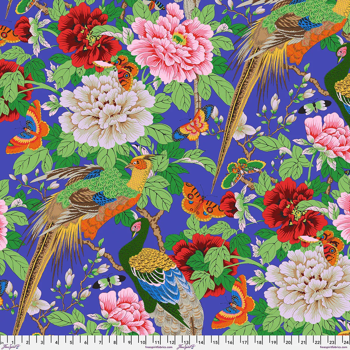 Birds and Bees Purple - Kaffe Fassett Collective August 2026 PWPJ142.PURPLE
